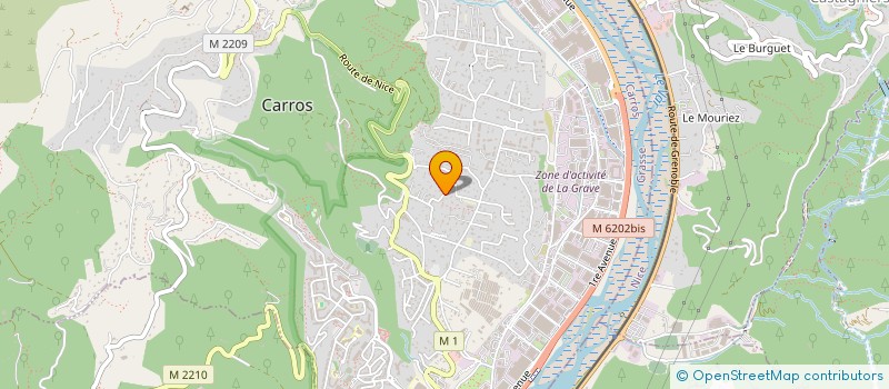 localisation de l'entreprise ANIM'06 à CARROS