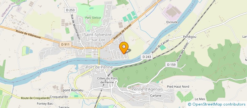 localisation de l'entreprise ANIM  PENNE-D'AGENAIS