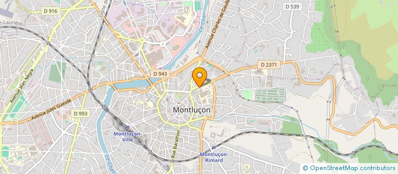 localisation de l'entreprise ANIM' à MONTLUCON