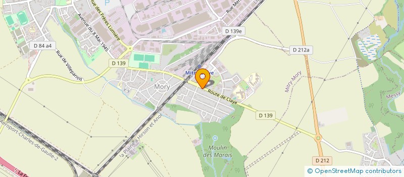 localisation de l'entreprise ANIM'ACCORDEON  MITRY-MORY