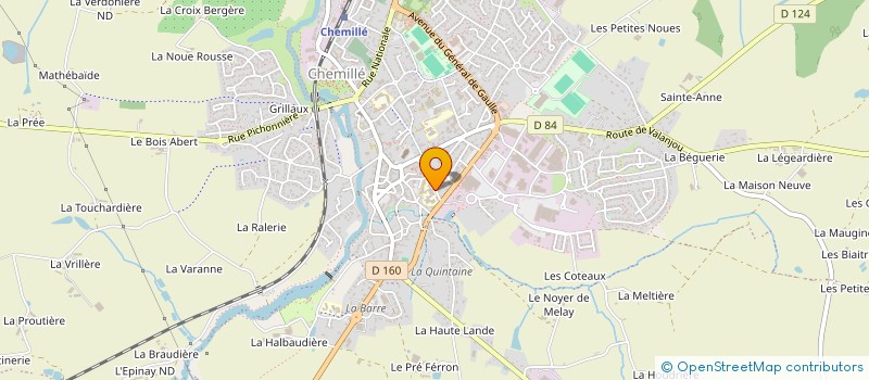 localisation de l'entreprise ANIM' ACTION  CHEMILLE-EN-ANJOU