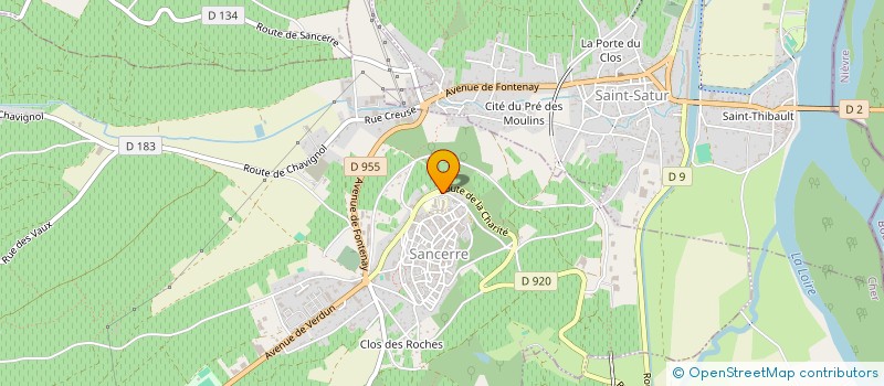 localisation de l'entreprise ANIM'AGE  SANCERRE