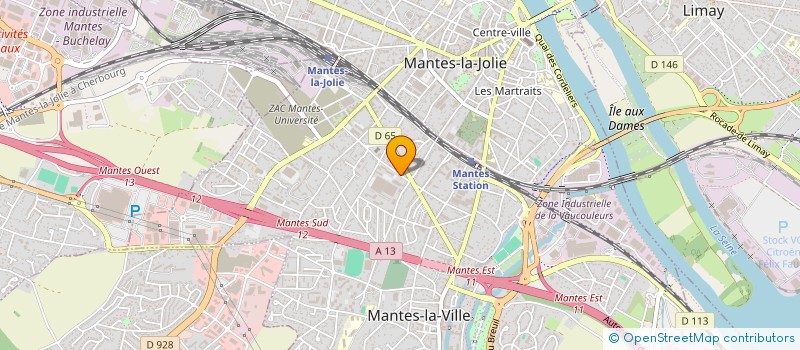 localisation de l'entreprise ANIM ALBERT ET ANIM CECILIA  MANTES-LA-VILLE