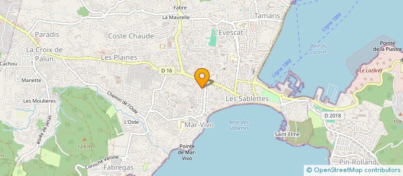 localisation de l'entreprise ANIM'ALL à LA SEYNE-SUR-MER