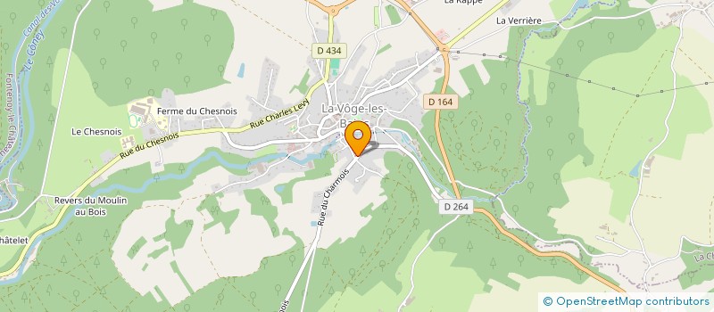 localisation de l'entreprise ANIM'ANES LES BAINS  LA VOGE-LES-BAINS