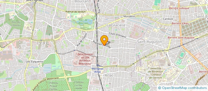 localisation de l'entreprise ANIM'API ANIMATION APICULTURE  MERIGNAC