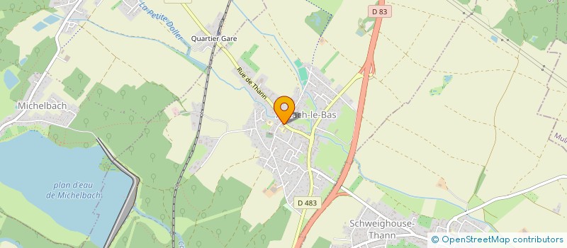 localisation de l'entreprise ANIM'ASPACH LE BAS  ASPACH-LE-BAS