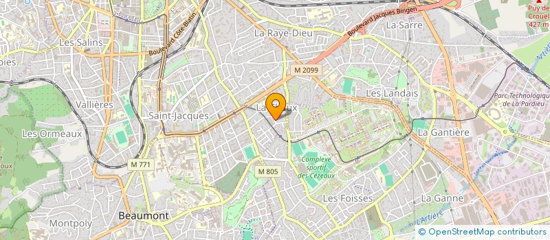 localisation de l'entreprise ANIM'ATIX  CLERMONT-FERRAND