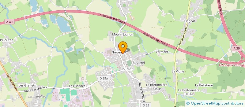 localisation de l'entreprise ANIM'AUTO 2 à VIRIAT