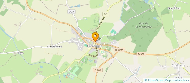 localisation de l'entreprise ANIM CARROUGES à CARROUGES