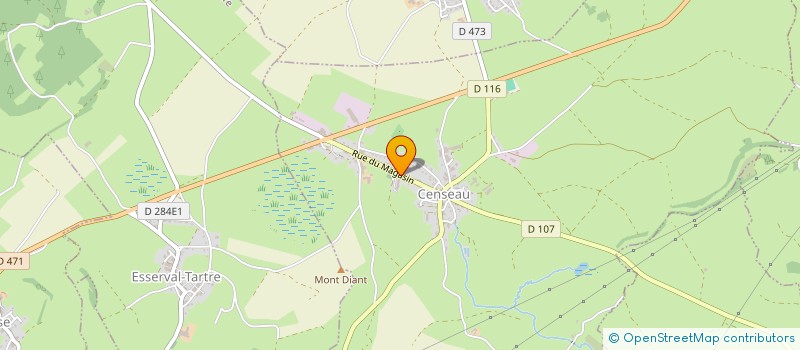 localisation de l'entreprise ANIM'CENSEAU  CENSEAU