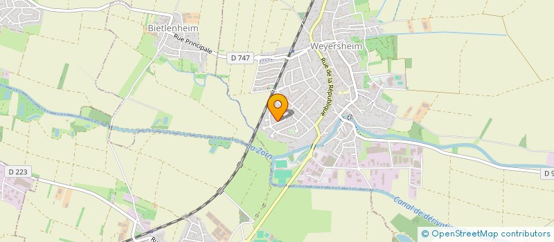 localisation de l'entreprise ANIM CITY  WEYERSHEIM