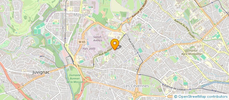 localisation de l'entreprise ANIM@CTIONS à MONTPELLIER