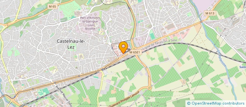 localisation de l'entreprise ANIM EAU à CASTELNAU LE LEZ