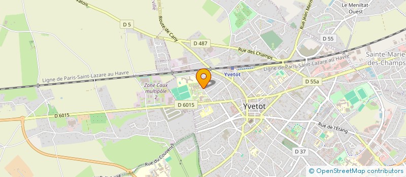 localisation de l'entreprise ANIM' ET NOUS à YVETOT