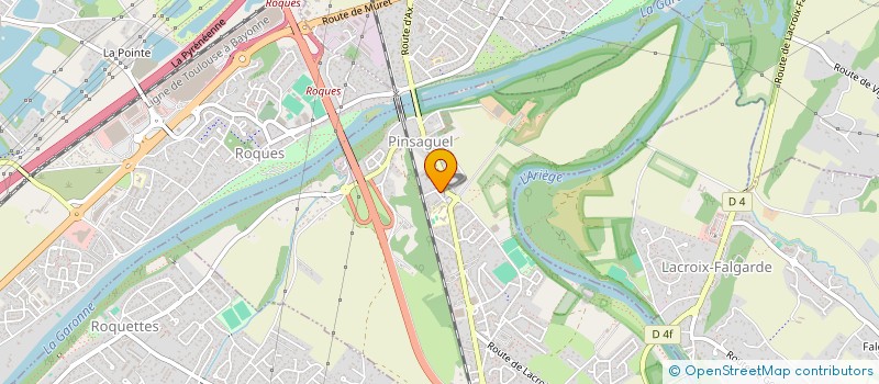 localisation de l'entreprise ANIM'ETE SUR PINSAGUEL  PINSAGUEL