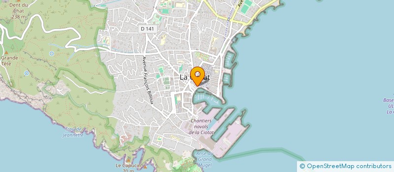 localisation de l'entreprise ANIM EVENEMENTS  LA CIOTAT