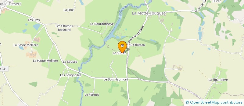 localisation de l'entreprise ANIM'FERME à SAINT-PATRICE-DU-DESERT