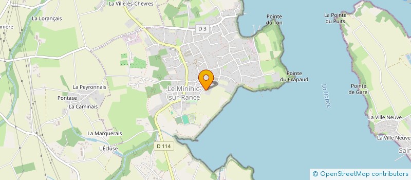 localisation de l'entreprise ANIM ' GOZH 35  LE MINIHIC-SUR-RANCE