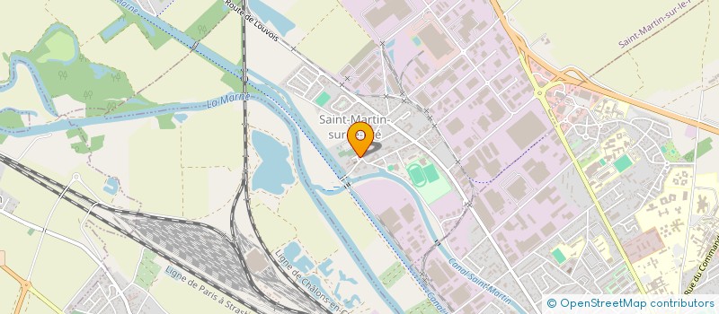 localisation de l'entreprise ANIM'JEUNES  SAINT-MARTIN-SUR-LE-PRE