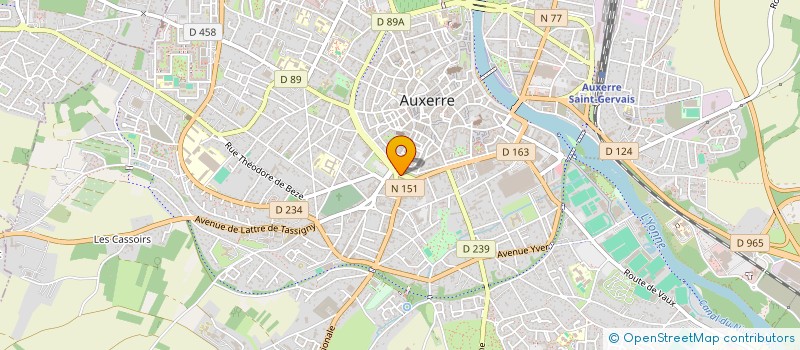 localisation de l'entreprise ANIM'JEUX à AUXERRE