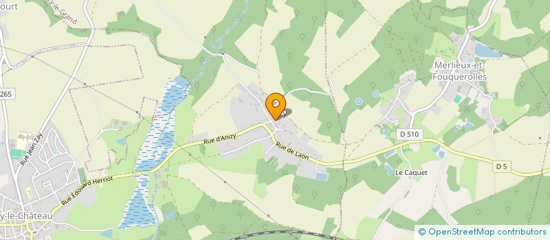 localisation de l'entreprise ANIM'LIZY à ANIZY-LE-GRAND