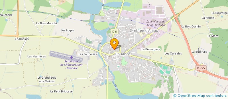 localisation de l'entreprise ANIM' MA VIE à OMBREE D'ANJOU