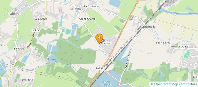 localisation de l'entreprise ANIM&MOI  SABLONS