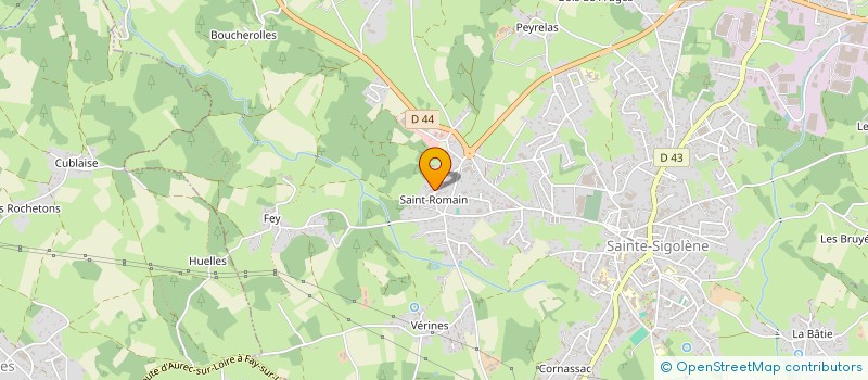 localisation de l'entreprise ANIM'NATURE  SAINTE-SIGOLENE