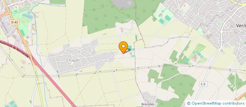 localisation de l'entreprise ANIM O ZOOTRE  CHAPET