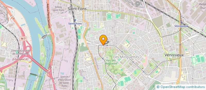 localisation de l'entreprise ANIM'ON  VENISSIEUX