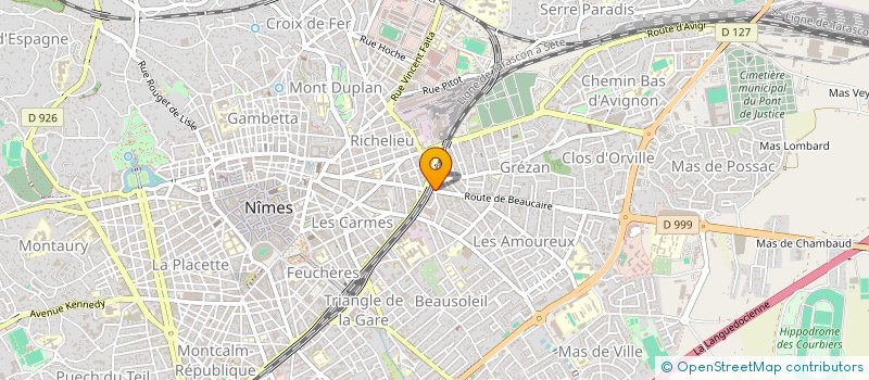 localisation de l'entreprise ANIM'SCULPT  NIMES