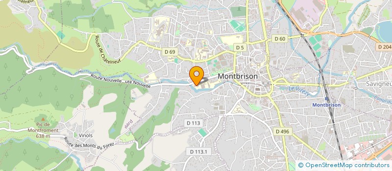 localisation de l'entreprise ANIM'TA LIFE  MONTBRISON