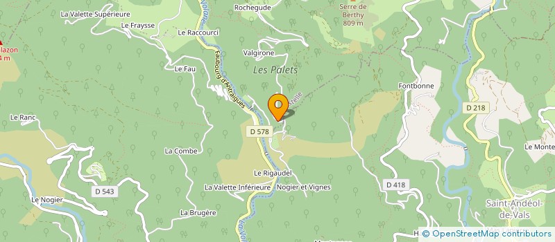 localisation de l'entreprise ANIM'VALS  GENESTELLE