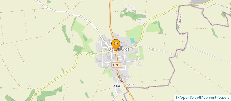 localisation de l'entreprise ANIM'VILLAGE  LA VILLE-AUX-BOIS-LES-DIZY