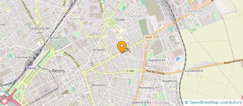 localisation de l'entreprise ANIM' ZEN  REIMS