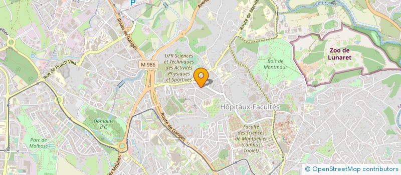 localisation de l'entreprise ANIM34 à MONTPELLIER