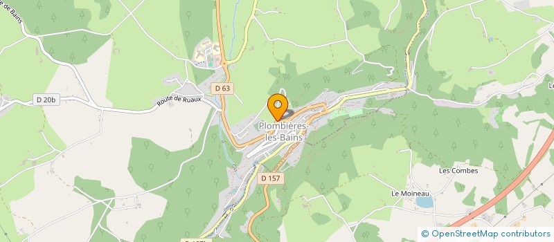 localisation de l'entreprise ANIMA 15  PLOMBIERES-LES-BAINS