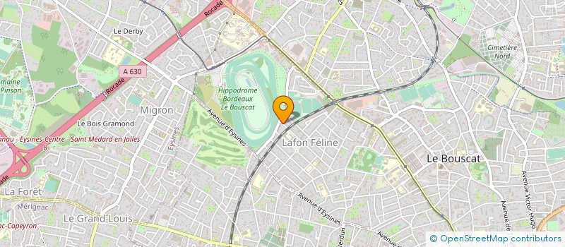 localisation de l'entreprise ANIMA  LE BOUSCAT