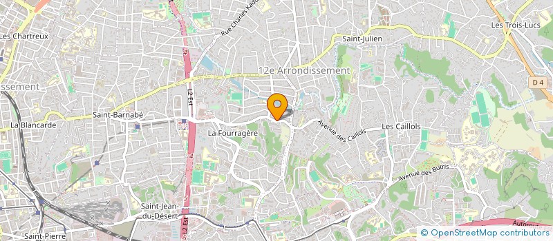 localisation de l'entreprise ANIMA à MARSEILLE