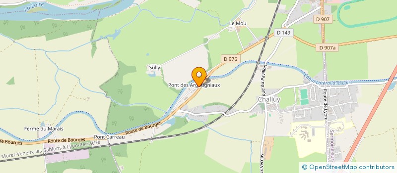 localisation de l'entreprise ANIMA  CHALLUY