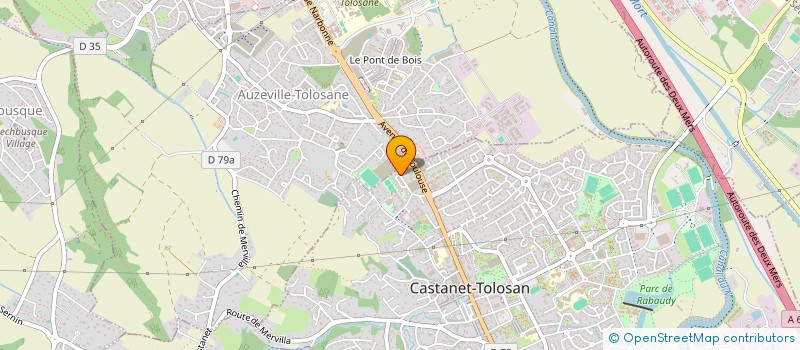 localisation de l'entreprise ANIMA à CASTANET-TOLOSAN
