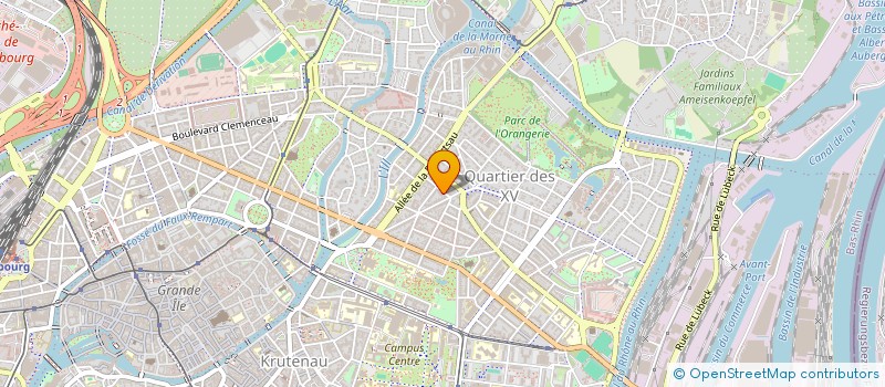 localisation de l'entreprise ANIMA  STRASBOURG