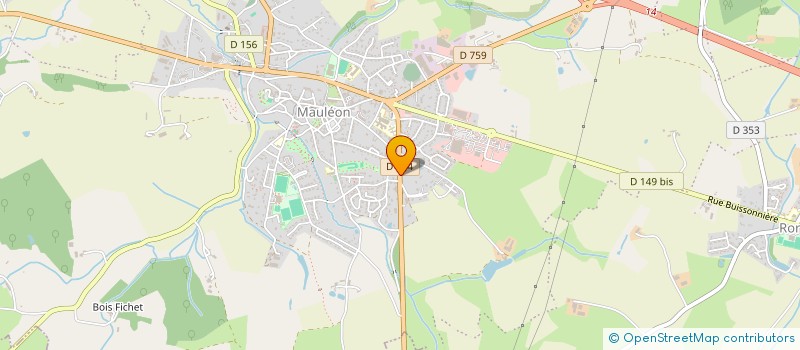 localisation de l'entreprise ANIMA  MAULEON