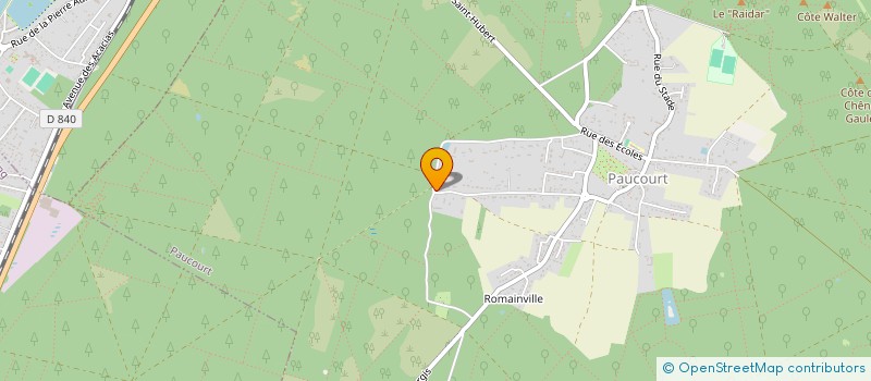 localisation de l'entreprise ANIMA à PAUCOURT