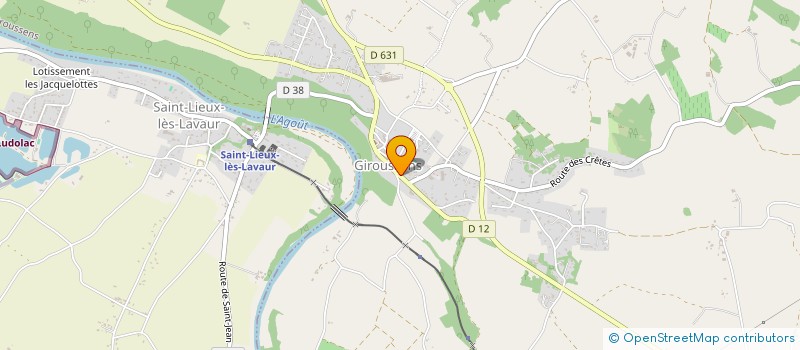 localisation de l'entreprise ANIMA  GIROUSSENS