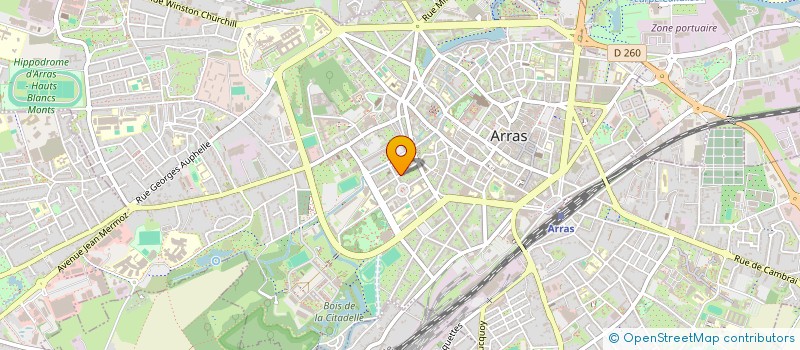 localisation de l'entreprise ANIMA CHRETIEN SCOLAI UNIVER ENSEI PUBLI à ARRAS