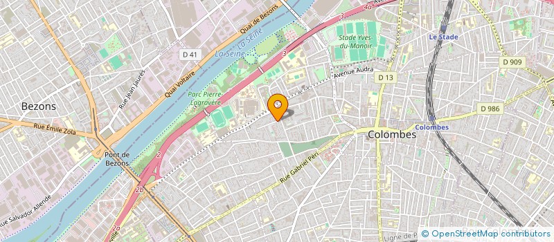 localisation de l'entreprise ANIMA FLOW  COLOMBES