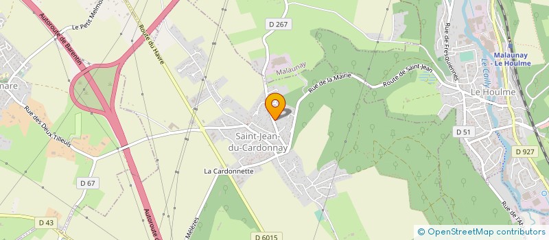 localisation de l'entreprise ANIMA JARDIN SAS à SAINT-JEAN-DU-CARDONNAY