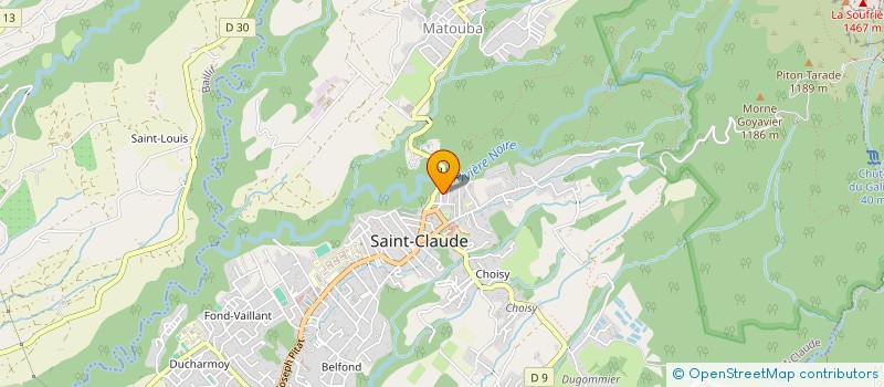 localisation de l'entreprise ANIMA KAZ à SAINT-CLAUDE
